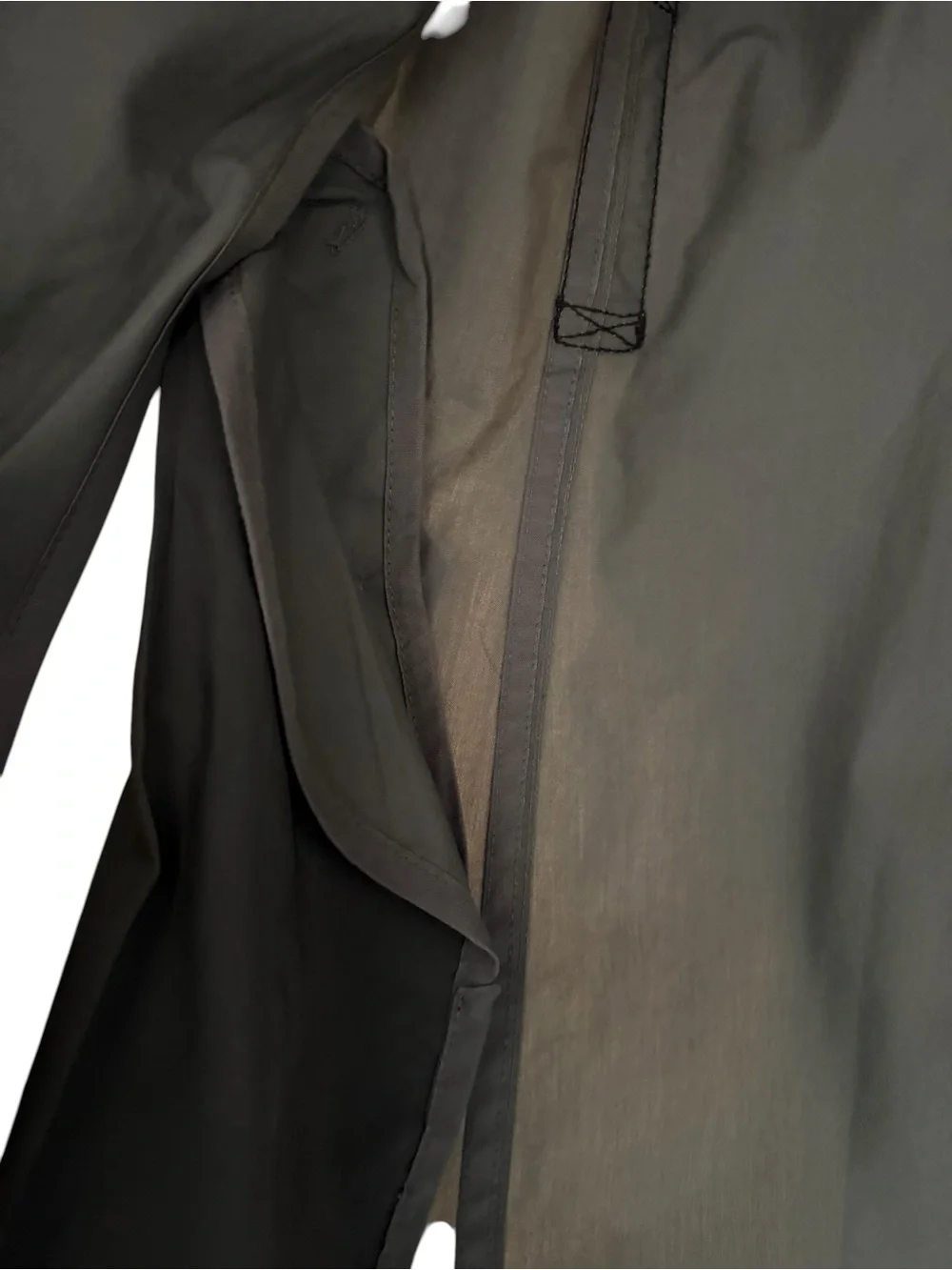 Burberry Brit Double Breasted Trench Coat- khaki olive - Picture 8 of 12